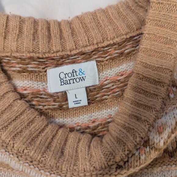 Croft & Barrow Patterned Sweater - Picture 2 of 3